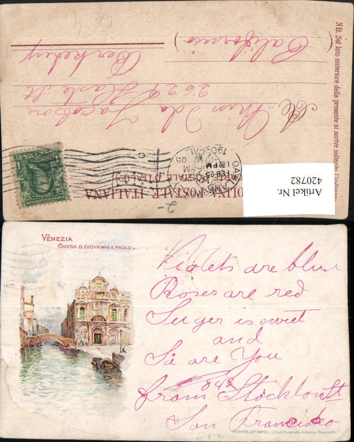 Alte Ansichtskarte – Old Postcard