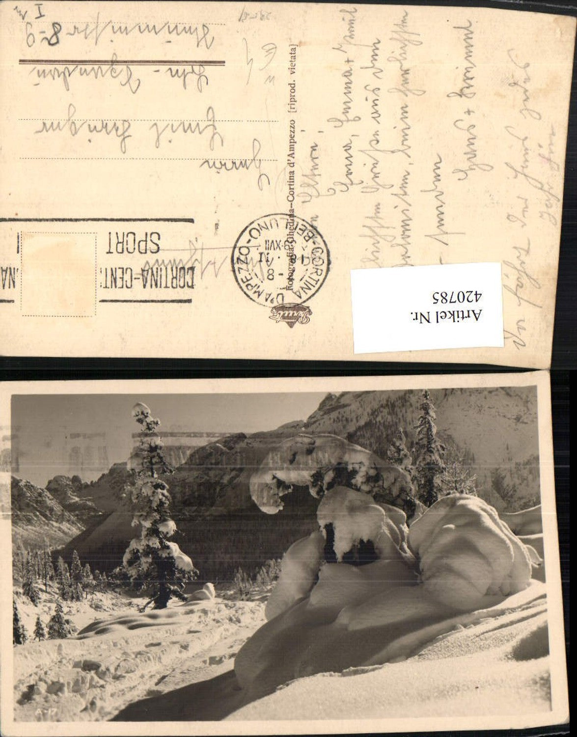 Alte Ansichtskarte – Old Postcard