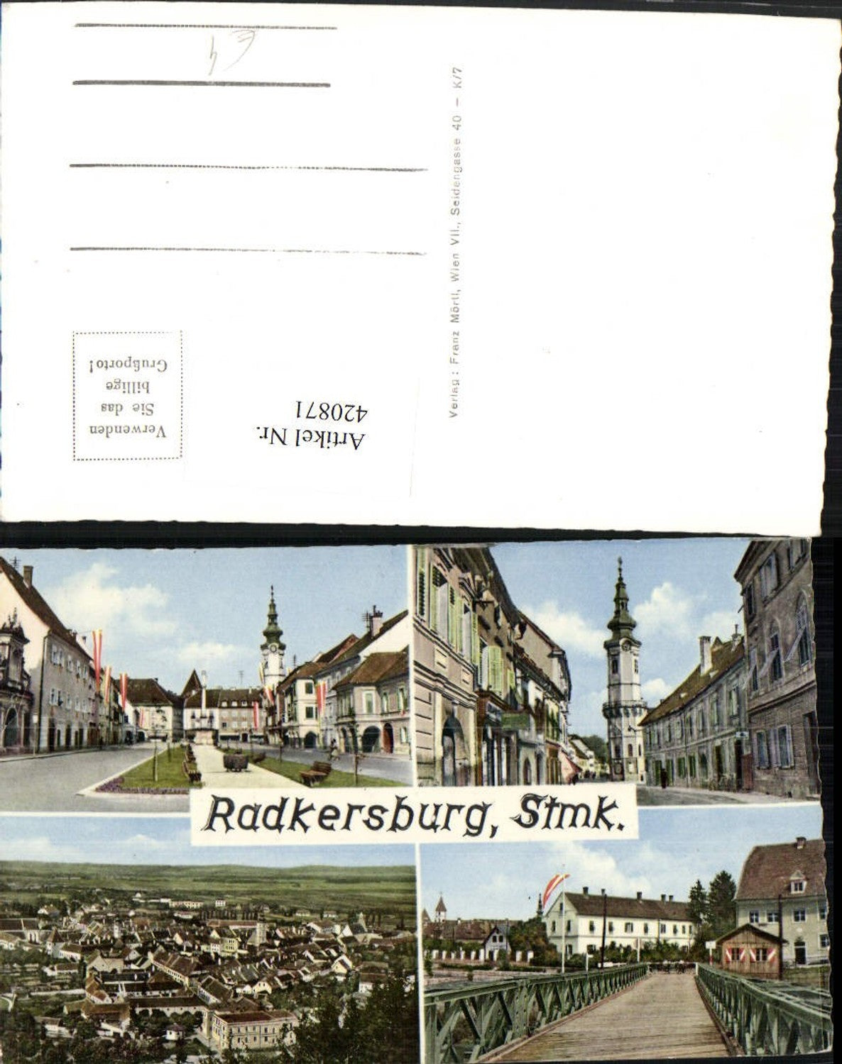 Alte Ansichtskarte – Old Postcard