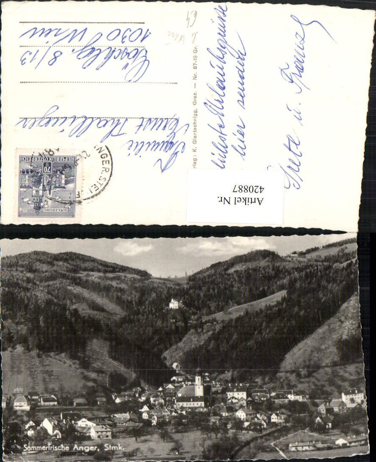 Alte Ansichtskarte – Old Postcard