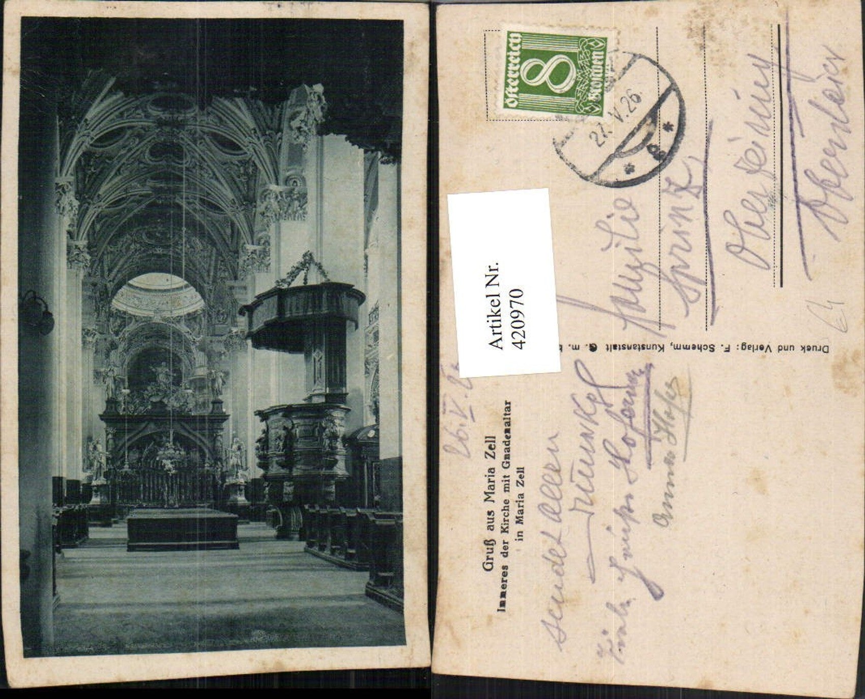 Alte Ansichtskarte – Old Postcard