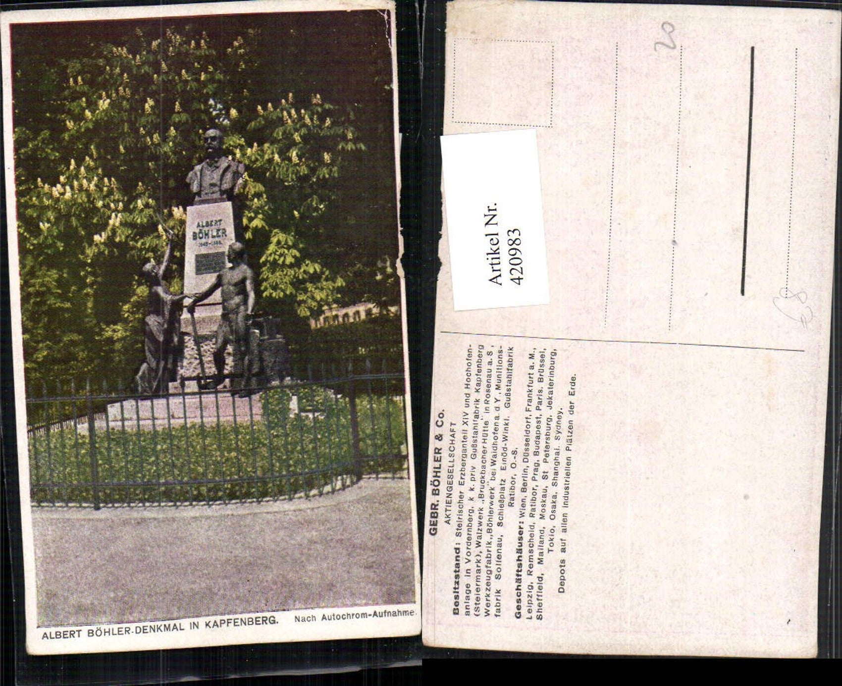 Alte Ansichtskarte – Old Postcard