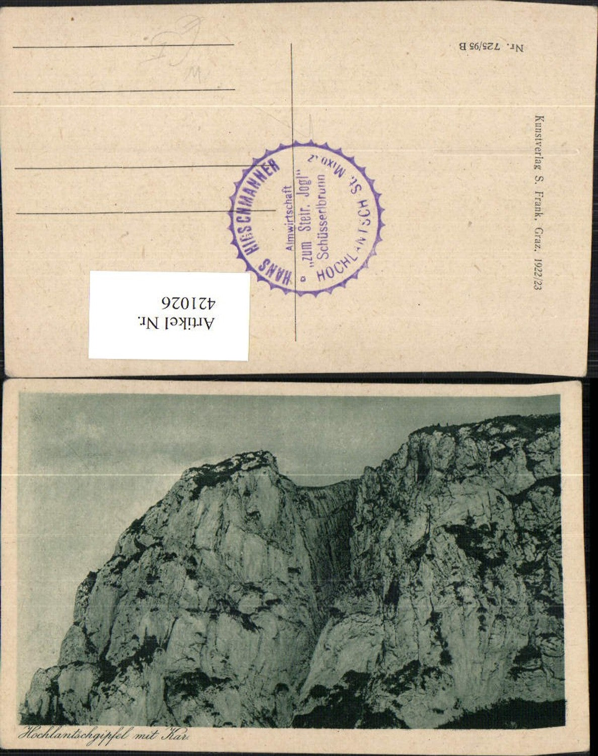 Alte Ansichtskarte – Old Postcard