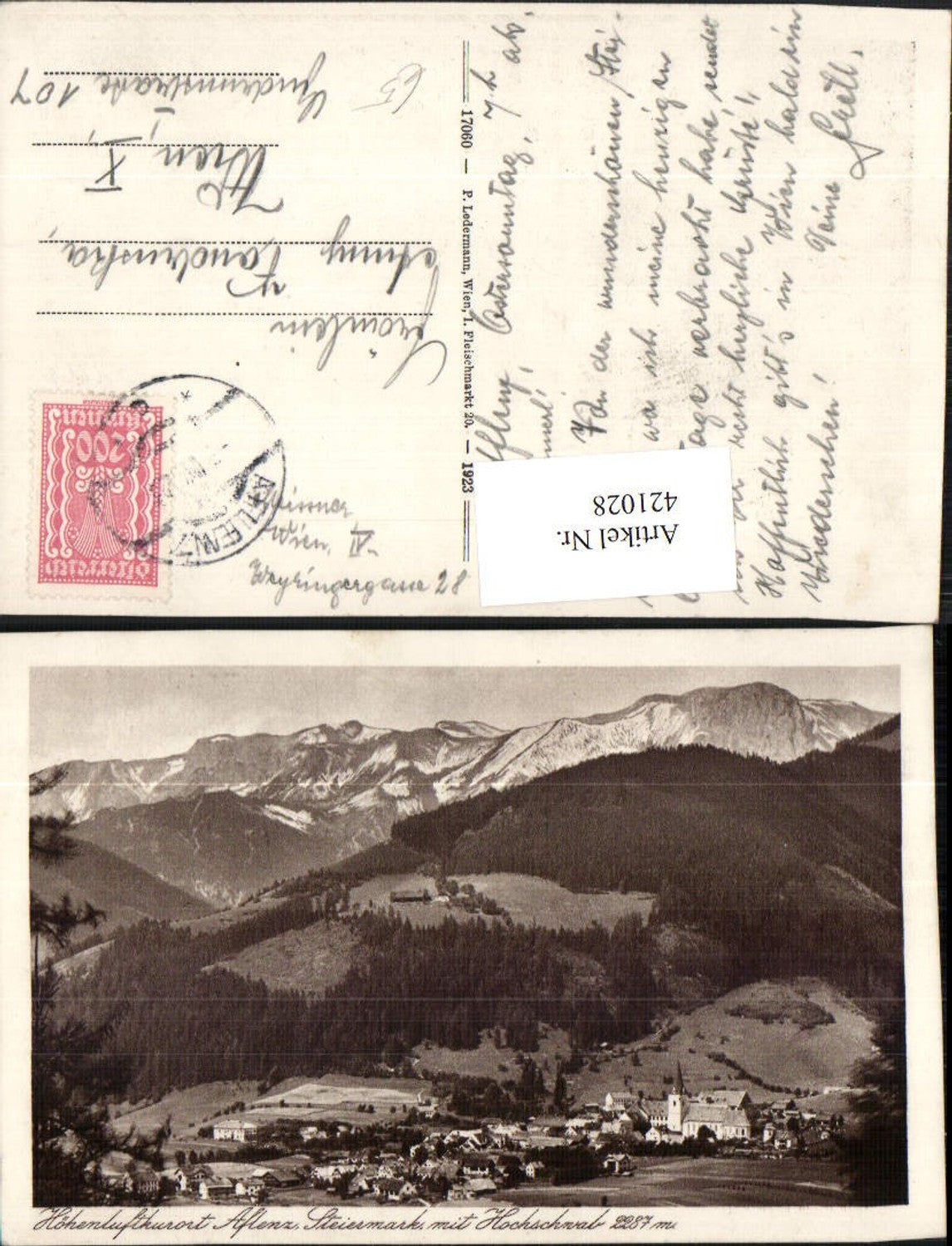 Alte Ansichtskarte – Old Postcard