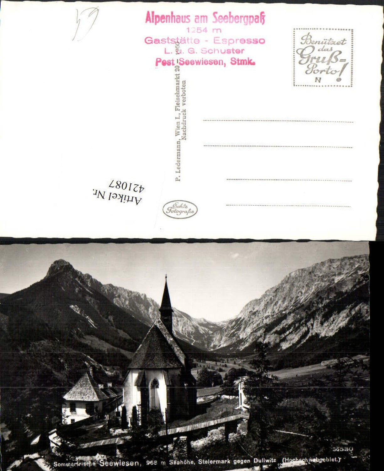 Alte Ansichtskarte – Old Postcard