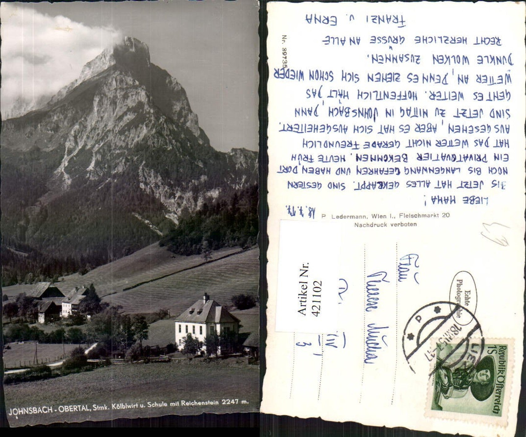 Alte Ansichtskarte – Old Postcard