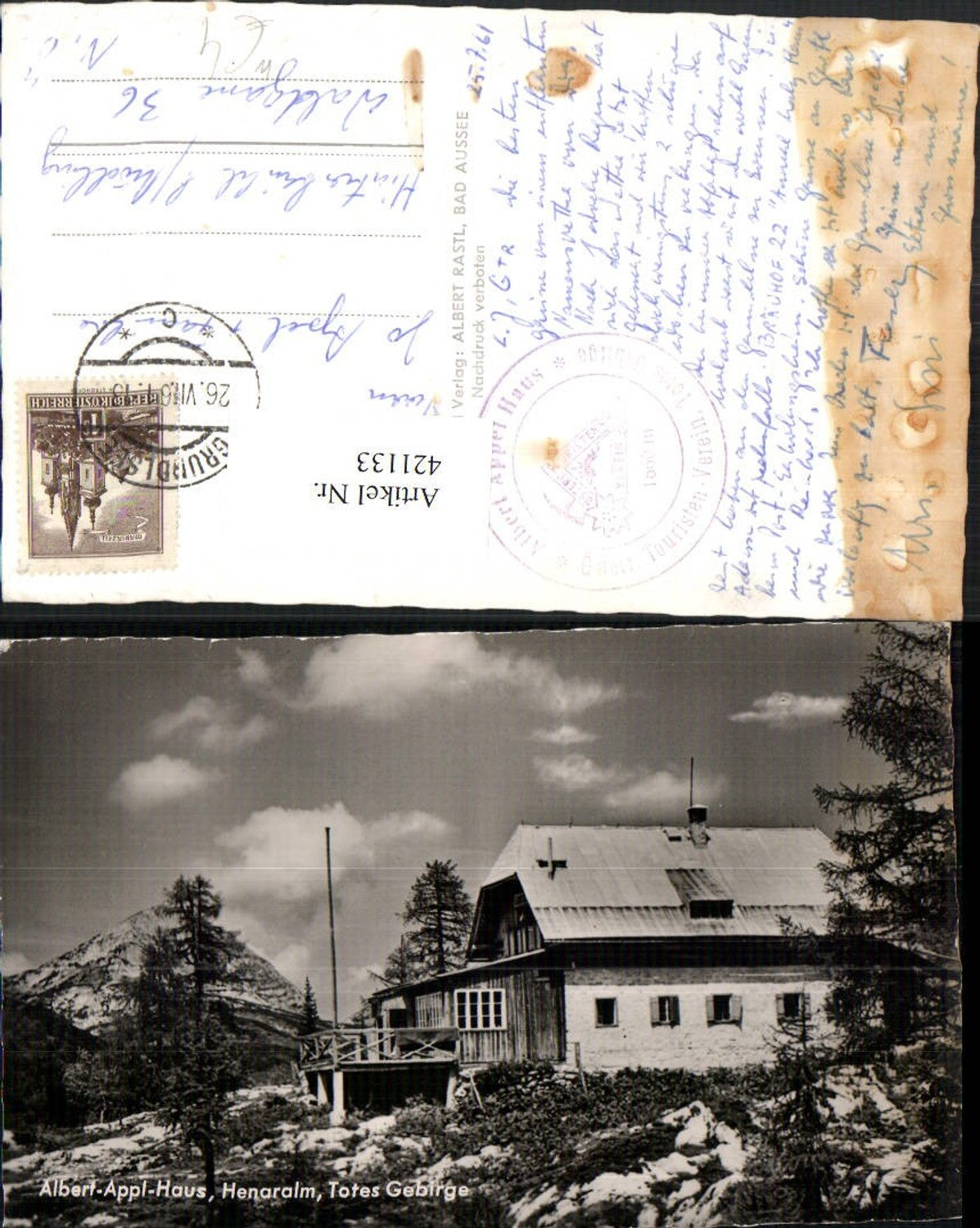 Alte Ansichtskarte – Old Postcard