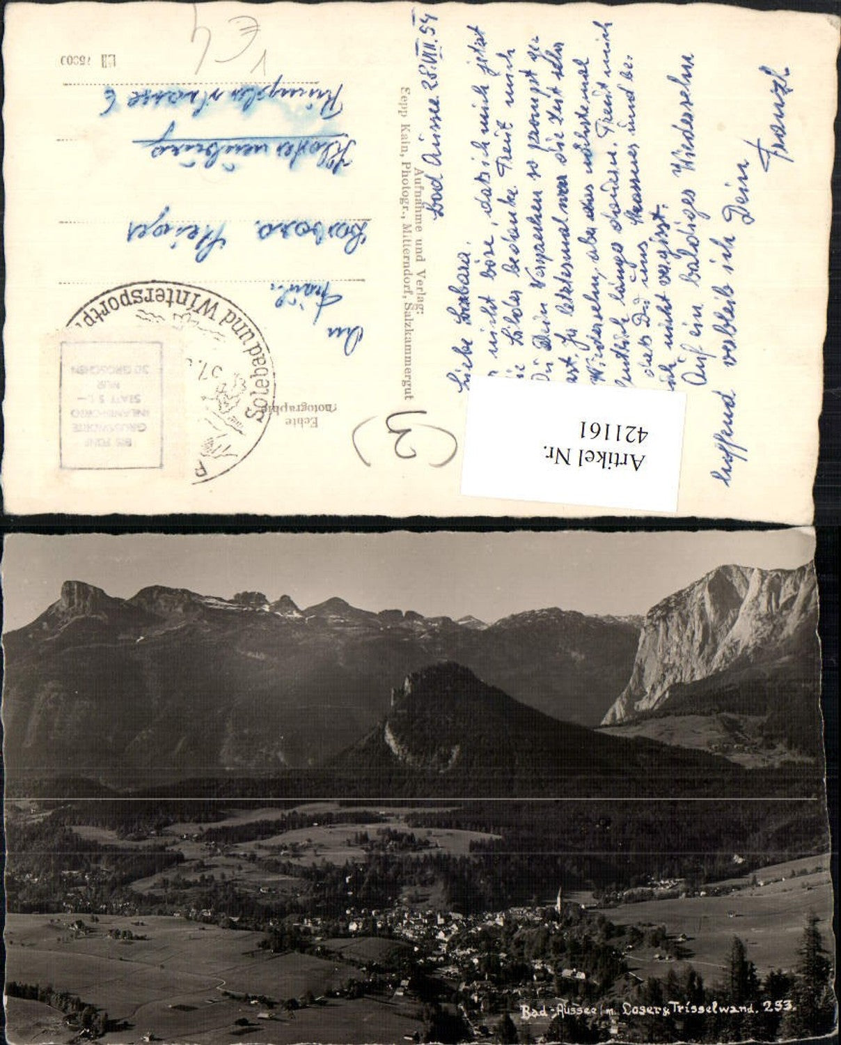 Alte Ansichtskarte – Old Postcard