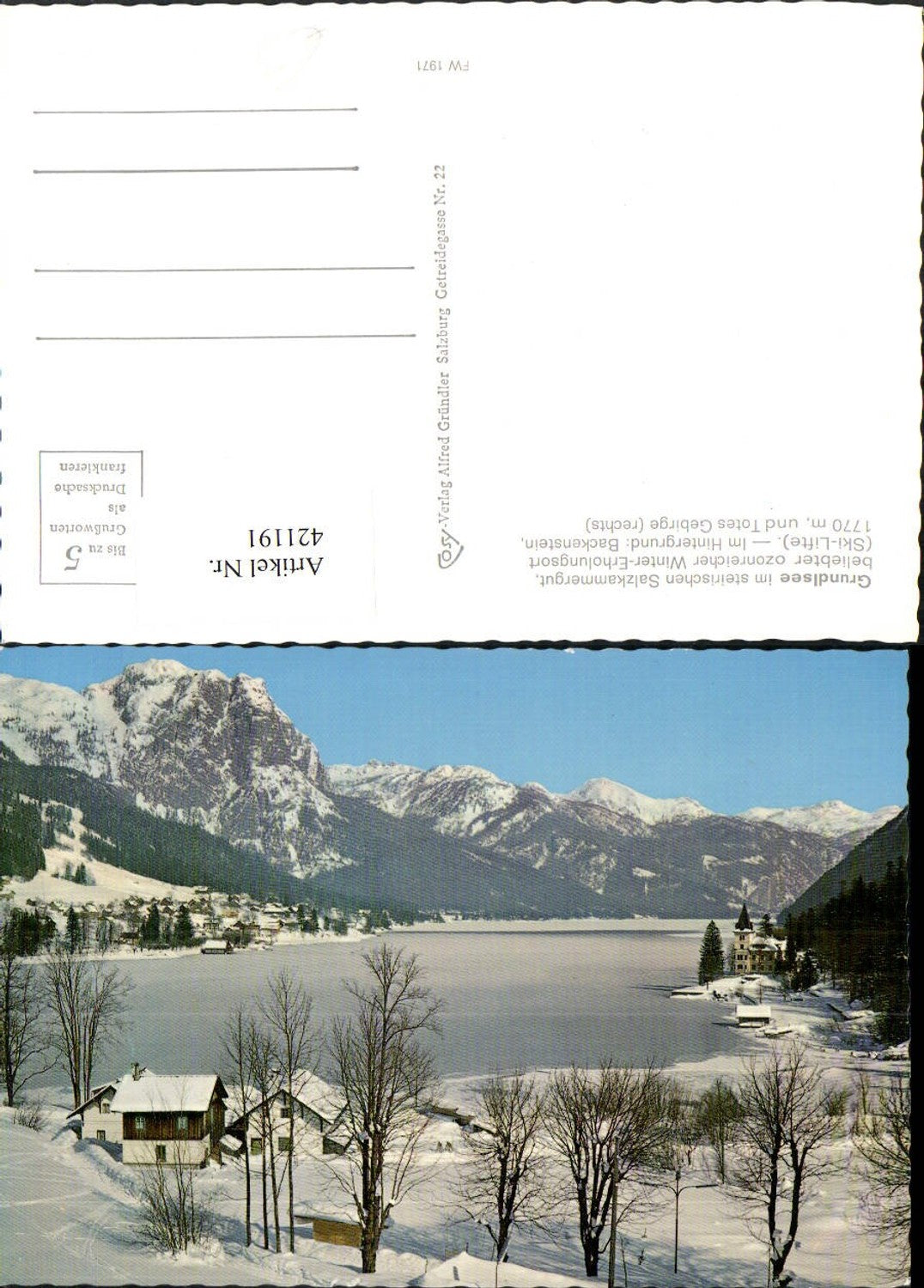 Alte Ansichtskarte – Old Postcard