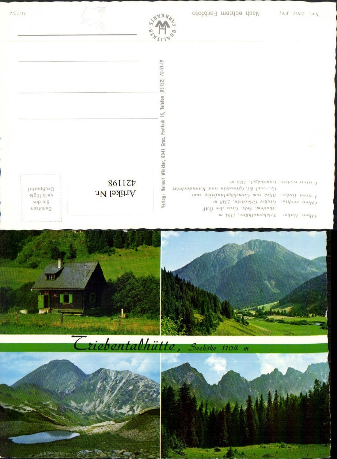 Alte Ansichtskarte – Old Postcard