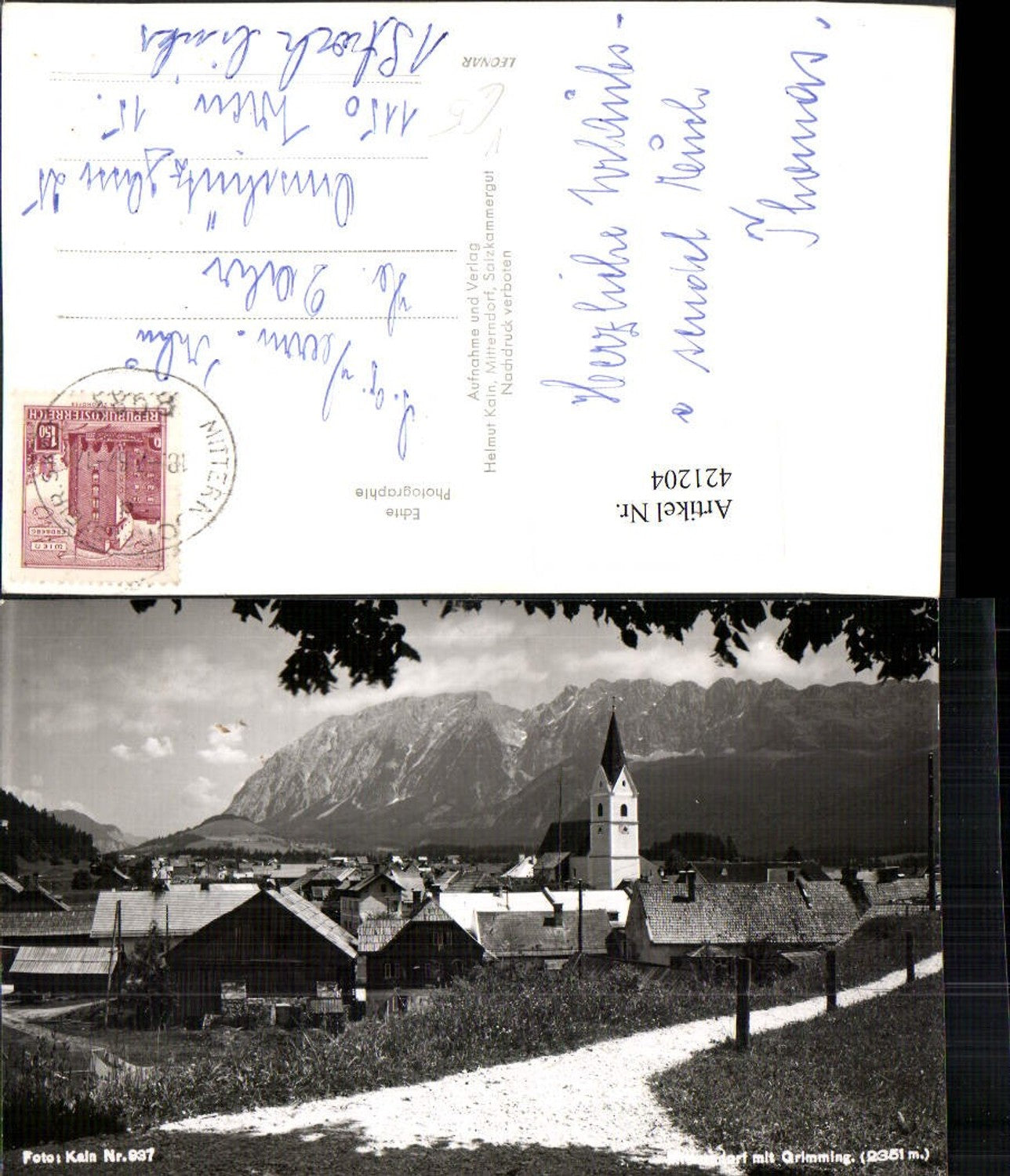 Alte Ansichtskarte – Old Postcard
