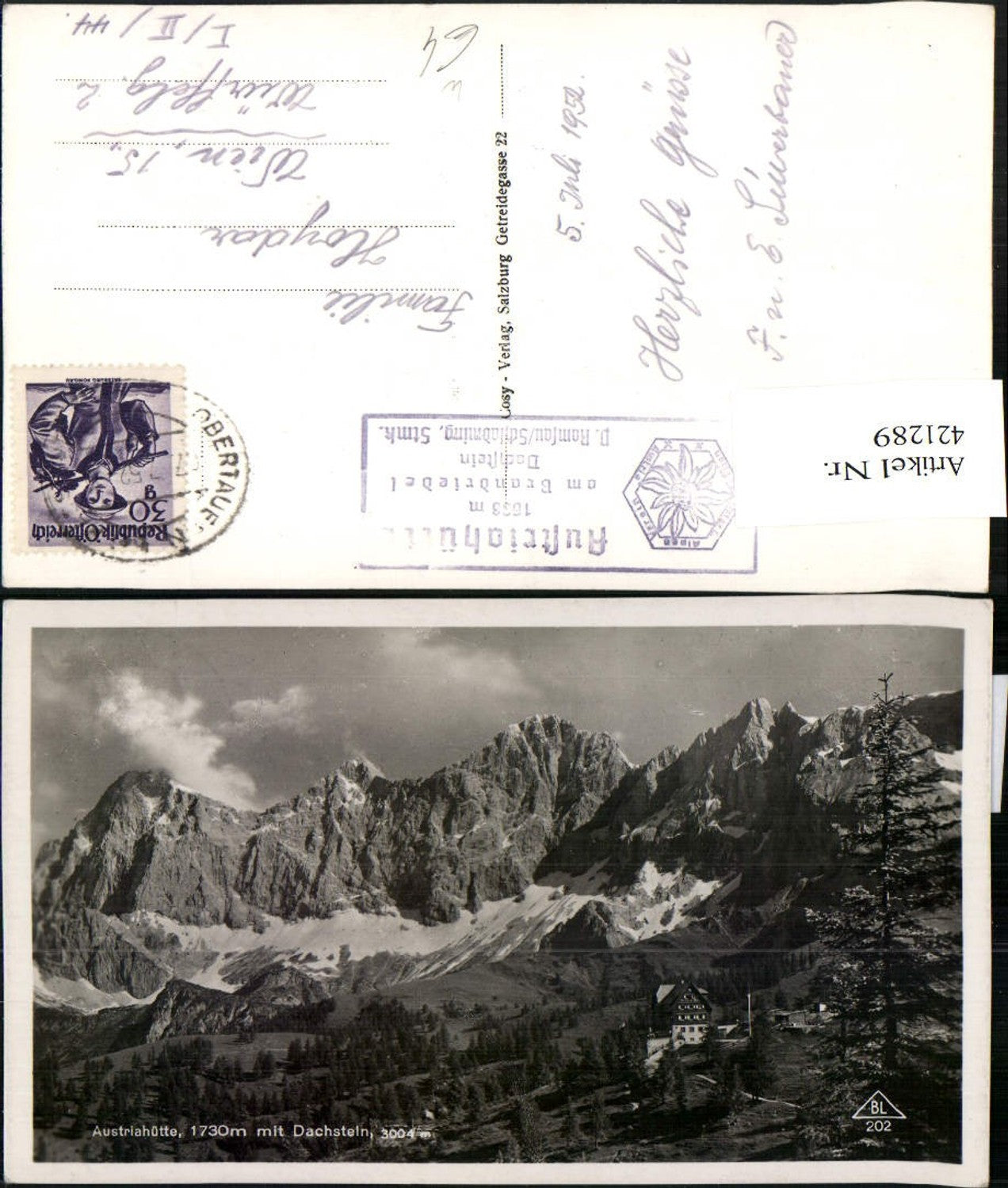 Alte Ansichtskarte – Old Postcard