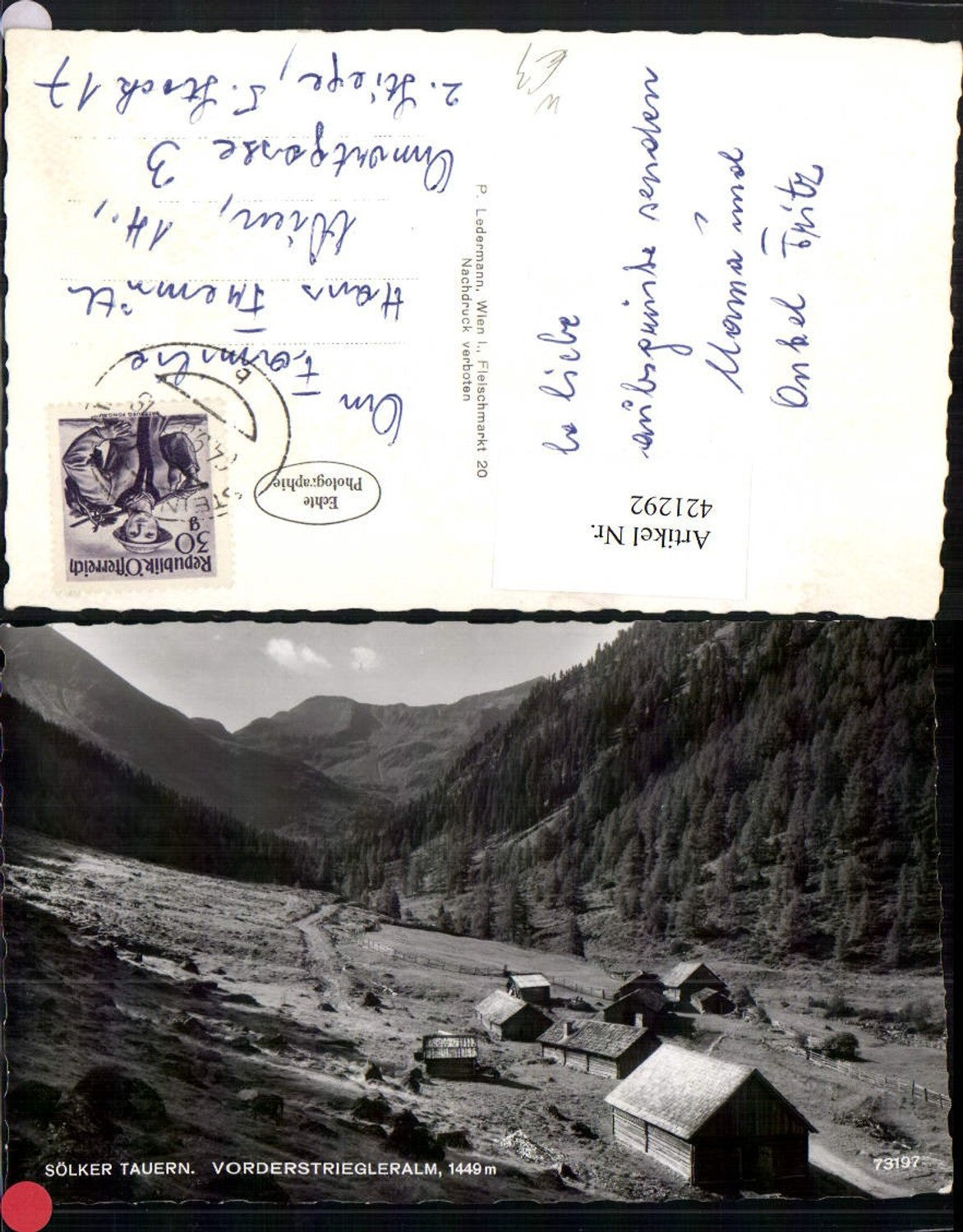 Alte Ansichtskarte – Old Postcard