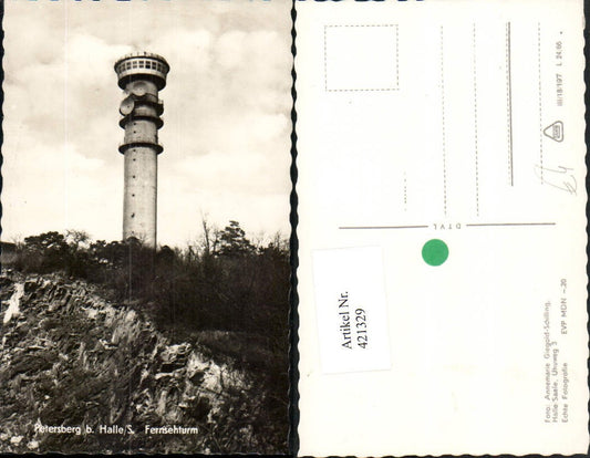 421329,Petersberg b. Halle an d. Saale Fernsehturm Turm