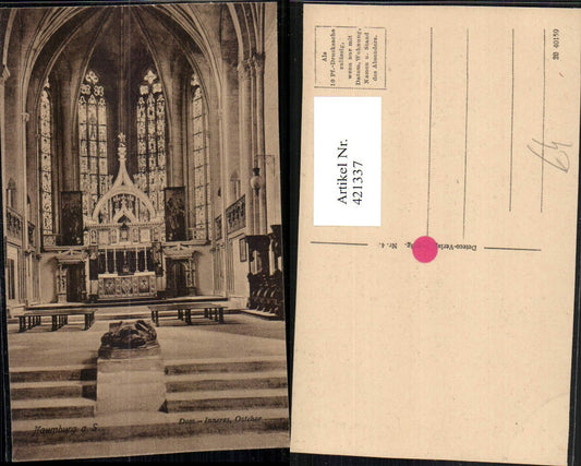 421337,Naumburg an d. Saale Dom Kirche Innenansicht Ostchor Altar