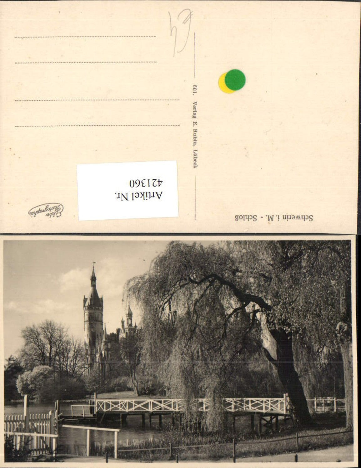 421360,Schwerin Schloss Brücke