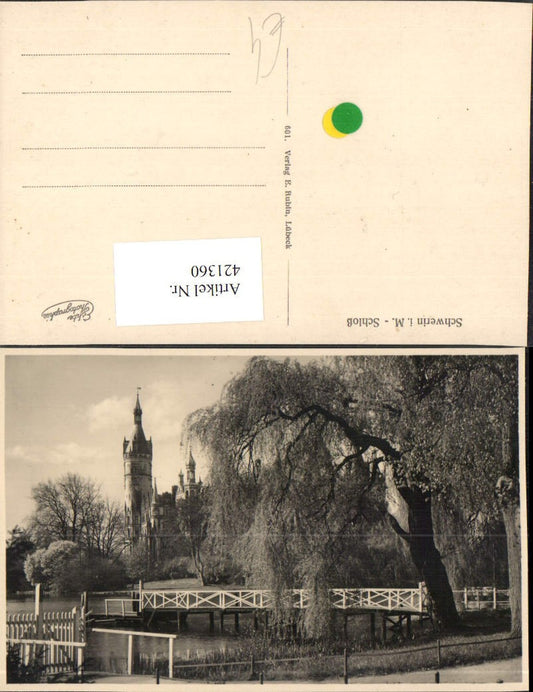 421360,Schwerin Schloss Brücke