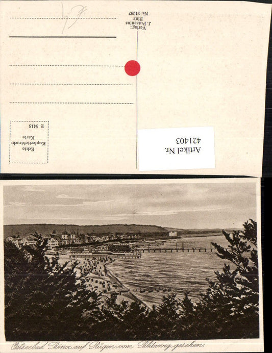 421403,Ostseebad Binz auf Rügen Strand vom Blitzweg