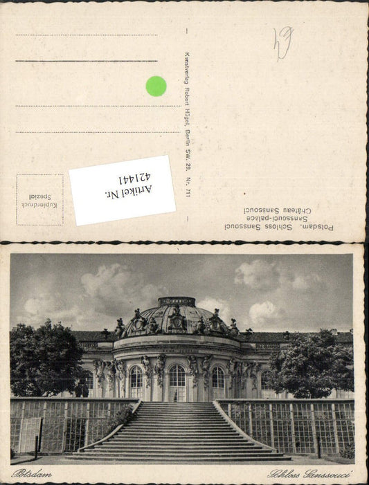 421441,Potsdam Schloss Sanssouci Stiege