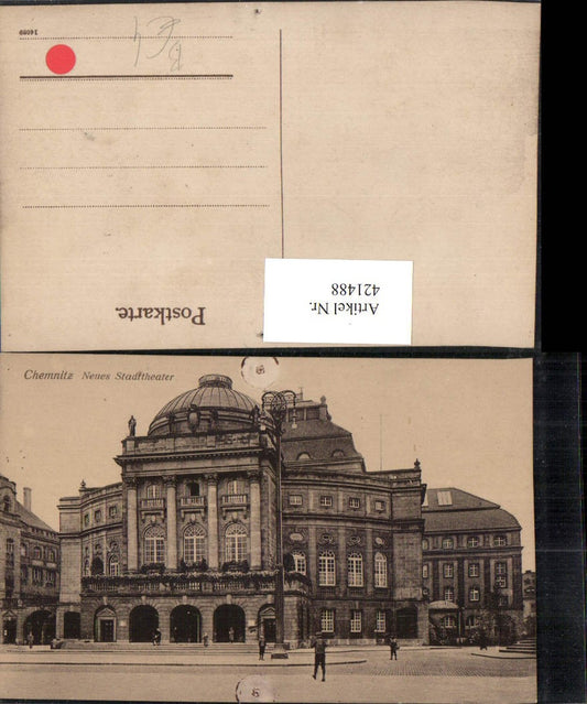 421488,Chemnitz Stadttheater Theater Gebäude