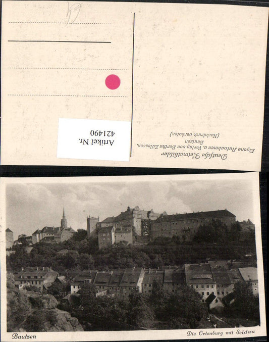 421490,Bautzen Teilansicht Ortenburg Burg m. Seidau