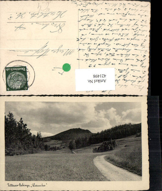 421498,Zittauer Gebirge Lausche b. Großschönau Landschaft