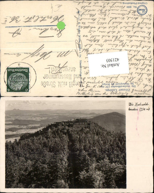 421503,Hochwaldbauden b. Oybin m. Bösige