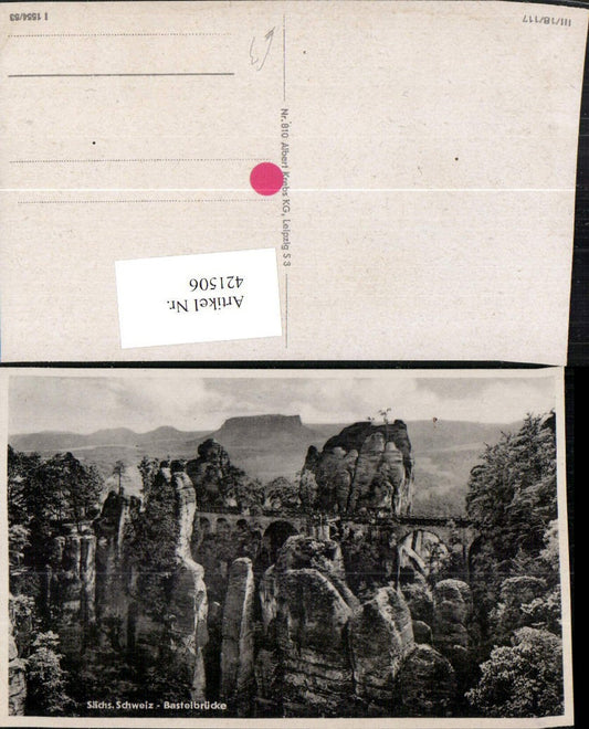 421506,Sächsische Schweiz Basteibrücke Brücke b. Rathen