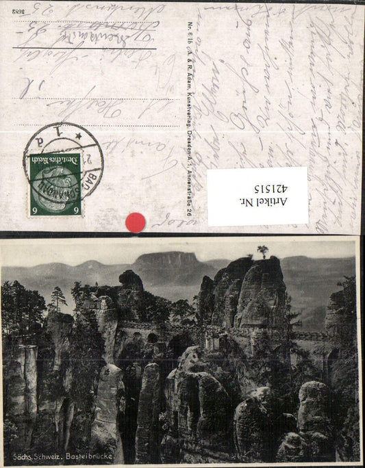 421515,Sächsische Schweiz Basteibrücke Brücke b. Rathen