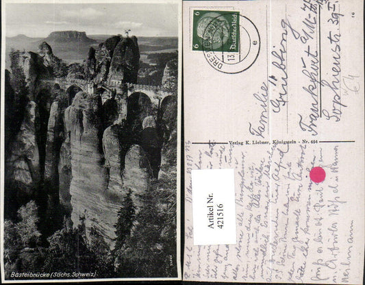 421516,Sächsische Schweiz Basteibrücke Brücke b. Rathen