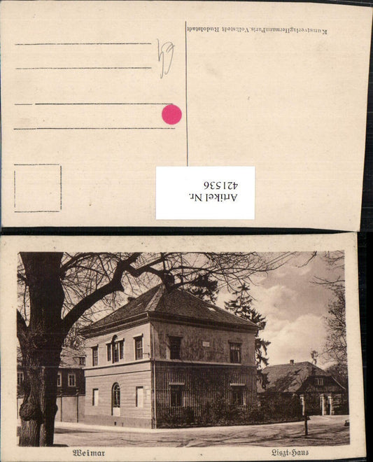 421536,Weimar Liszt-Haus Gebäude
