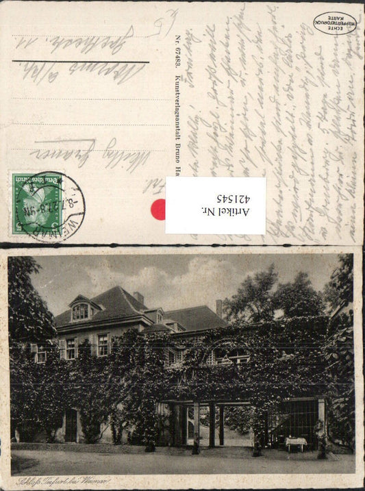 421545,Weimar Tiefurt Schloss