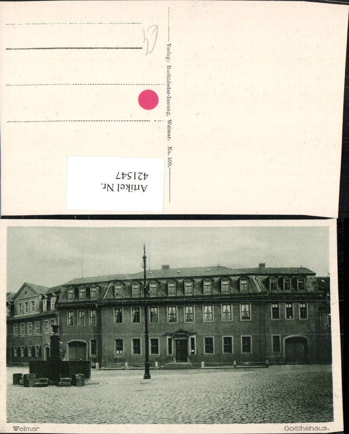 421547,Weimar Goethehaus Gebäude Brunnen