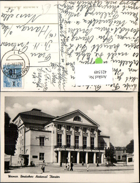 421549,Weimar Deutsches National Theater Gebäude