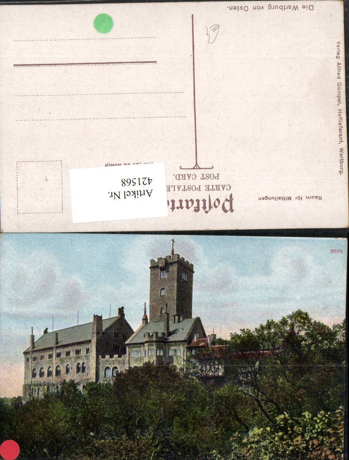 421568, Eisenach Wartburg Castle