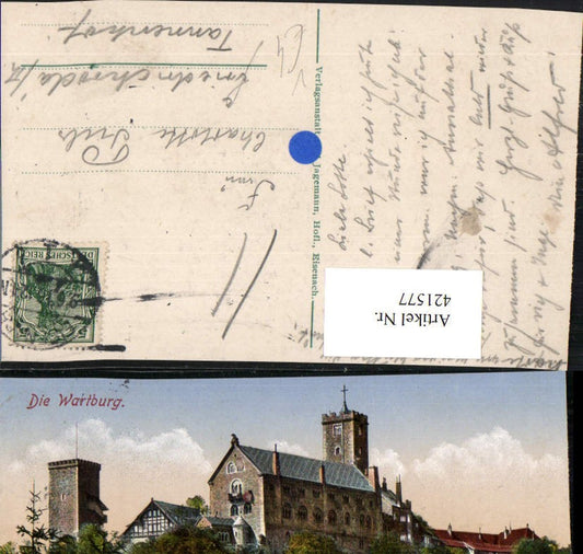 421577, Eisenach Wartburg Castle pub Carl Jagemann