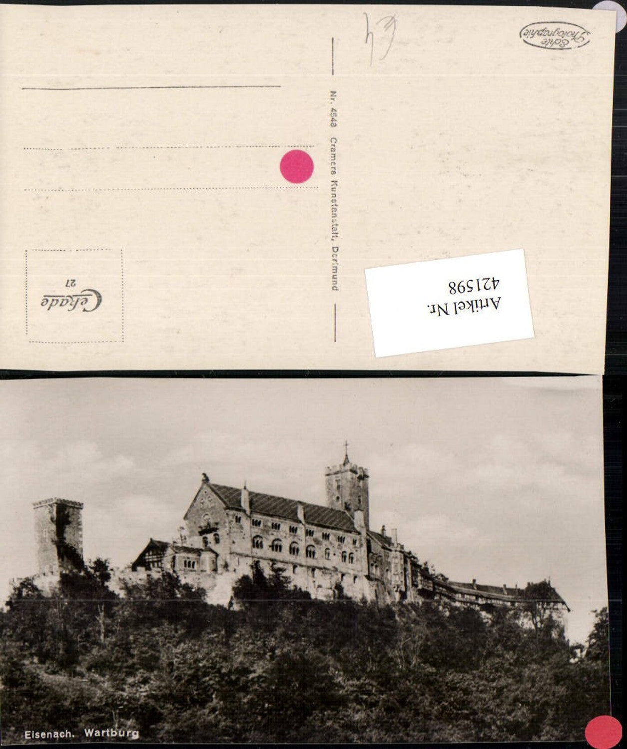 421598, Eisenach Wartburg Castle