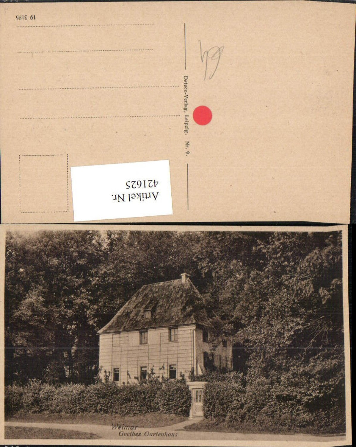 421625,Weimar Goethes Gartenhaus