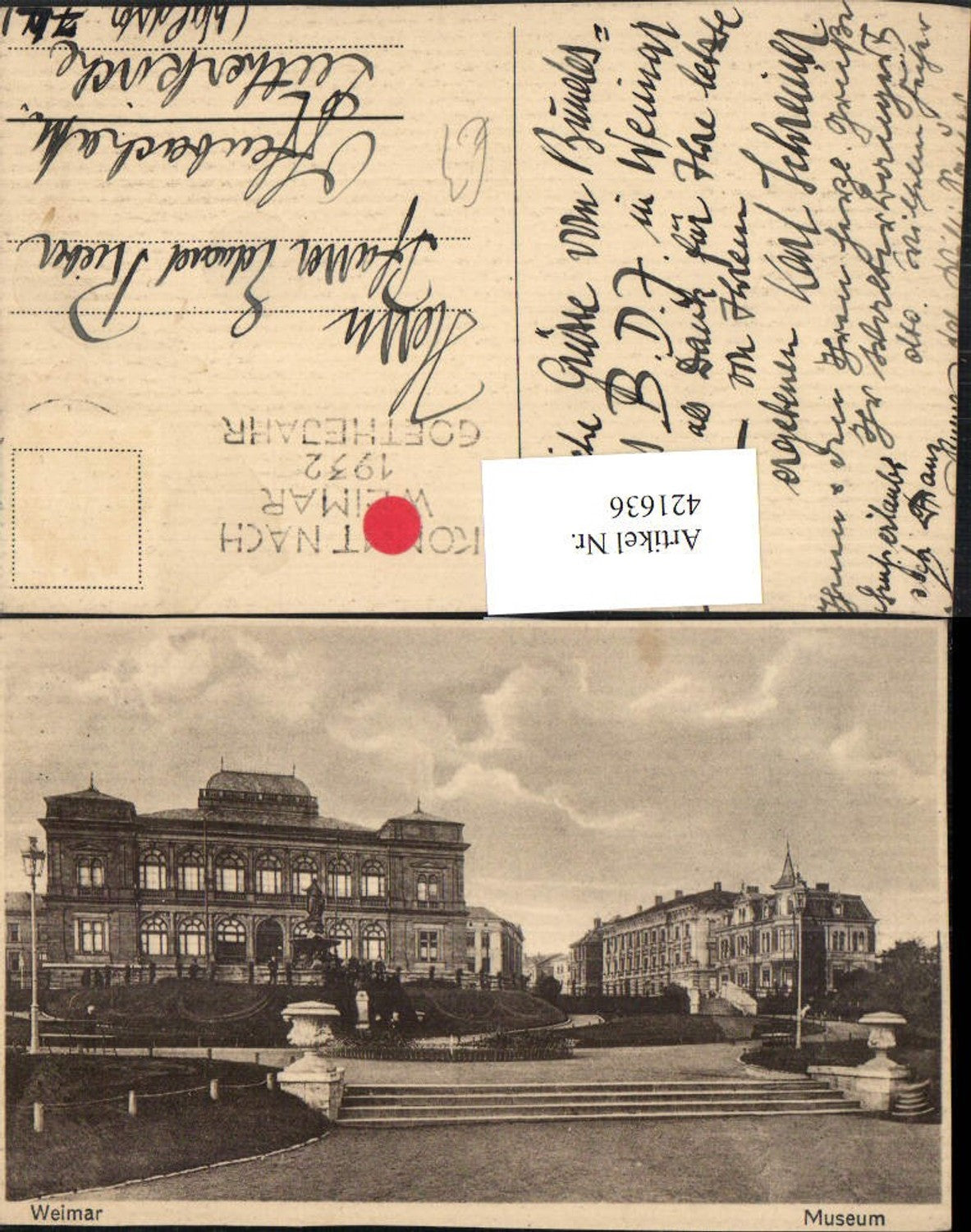 421636,Weimar Museum Gebäude