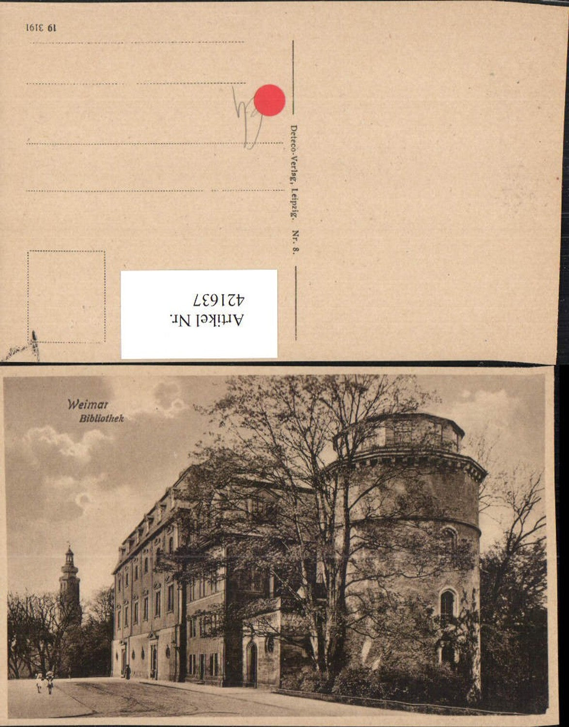 421637,Weimar Bibliothek Gebäude
