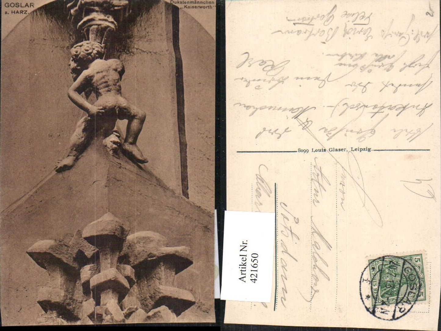 421650,Goslar am Harz Dukatenmännchen Kaiserworth