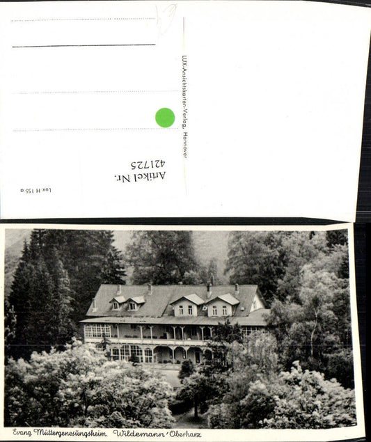 421725,Wildemann im Oberharz Evangelisches Müttergenesungsheim