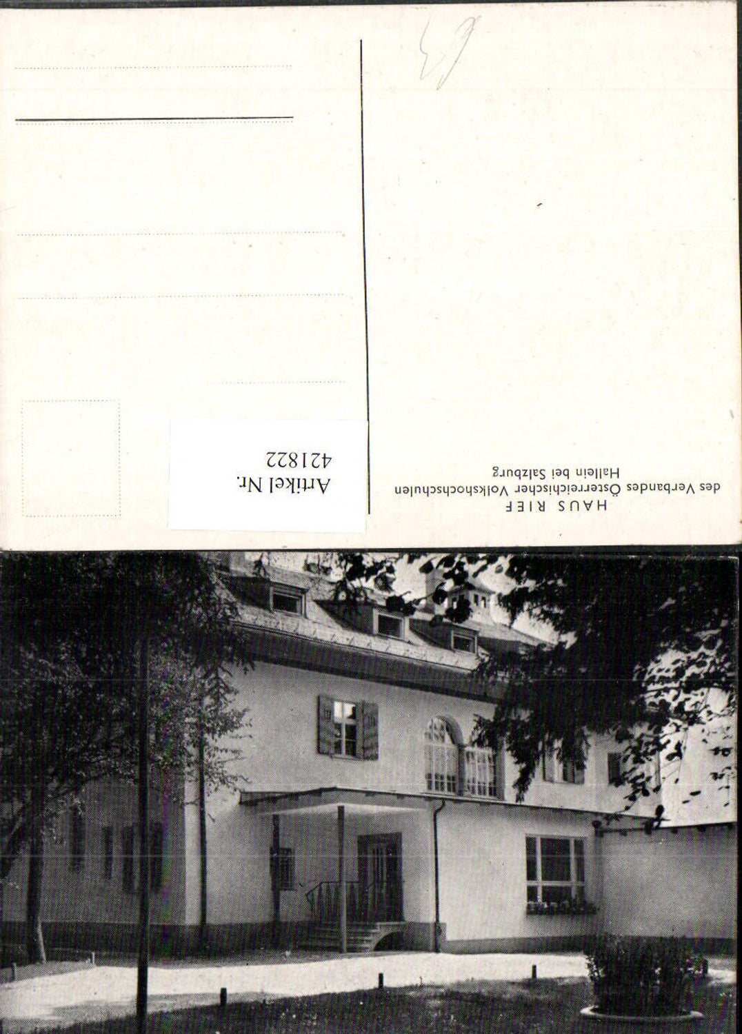 421822, Hallein Haus Rief building