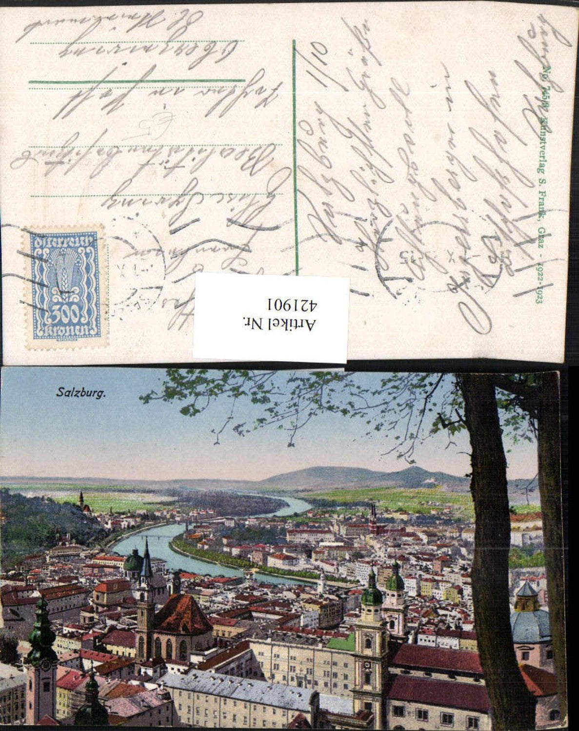 421901,Salzburg Totale von der Festung