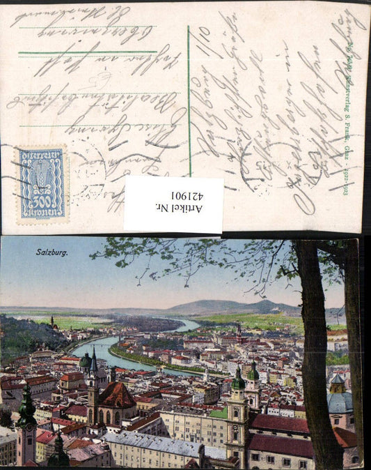 421901,Salzburg Totale von der Festung