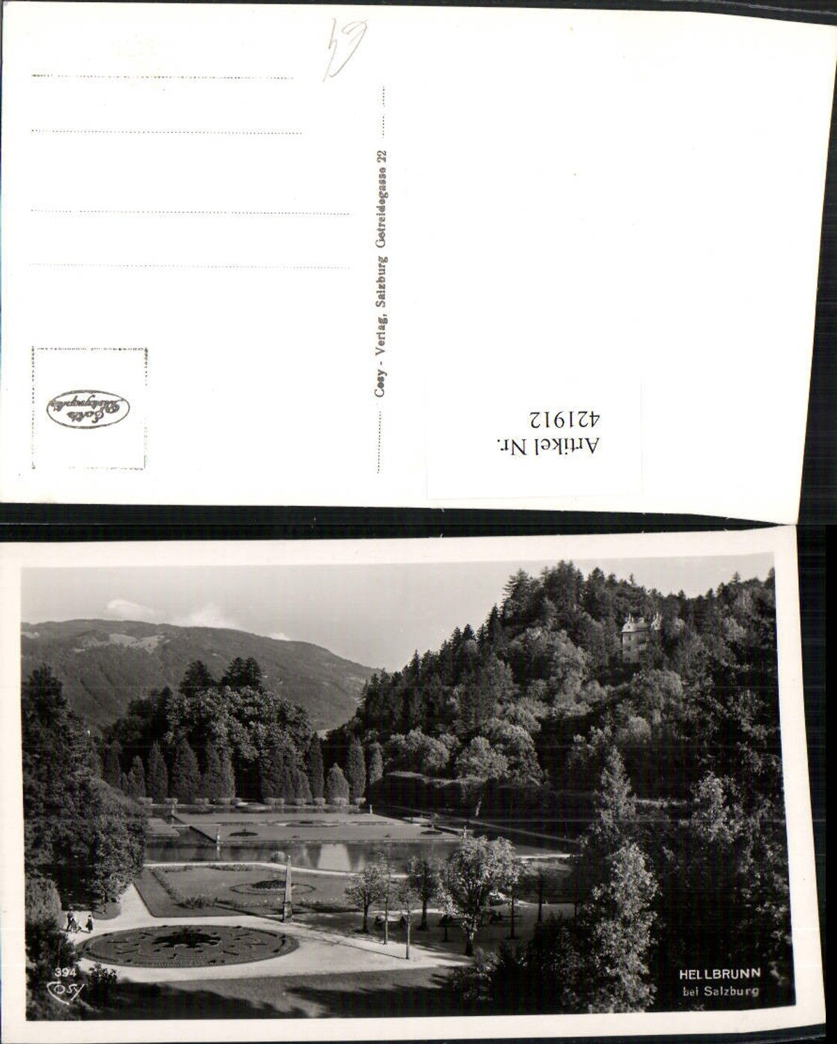 421912,Salzburg Hellbrunn Garten pub Cosy 394