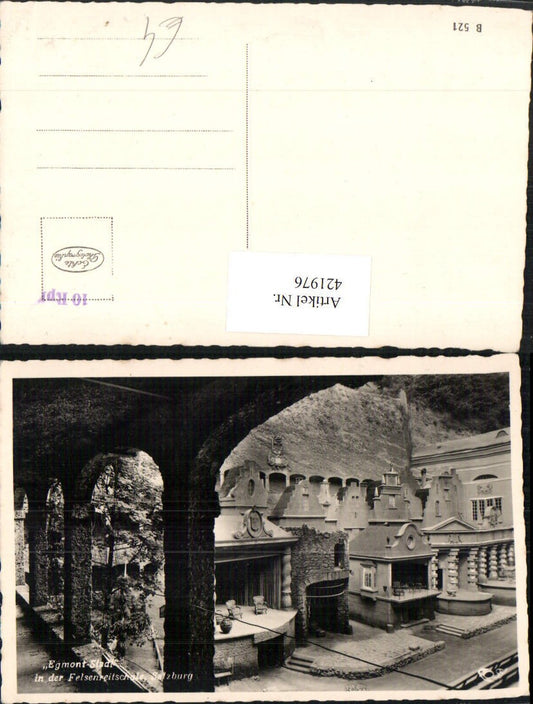 421976,Salzburg Felsenreitschule Egmont-Stadt