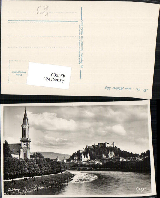 422009,Salzburg Teilansicht m. Festung vom Müllner Steg pub Cosy