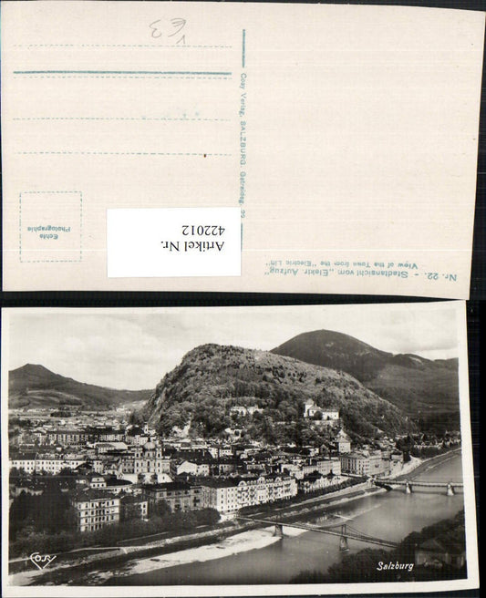 422012,Salzburg Teilansicht vom Elektrischen Aufzug pub Cosy