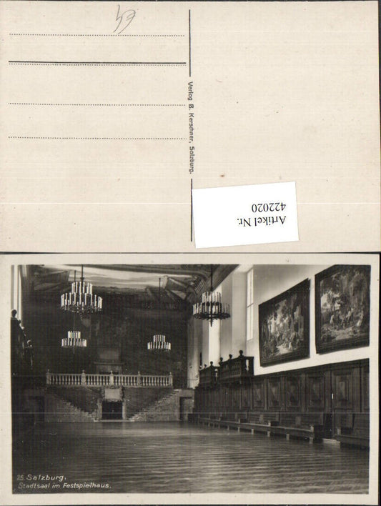 422020,Salzburg Festspielhaus Stadtsaal Innenansicht